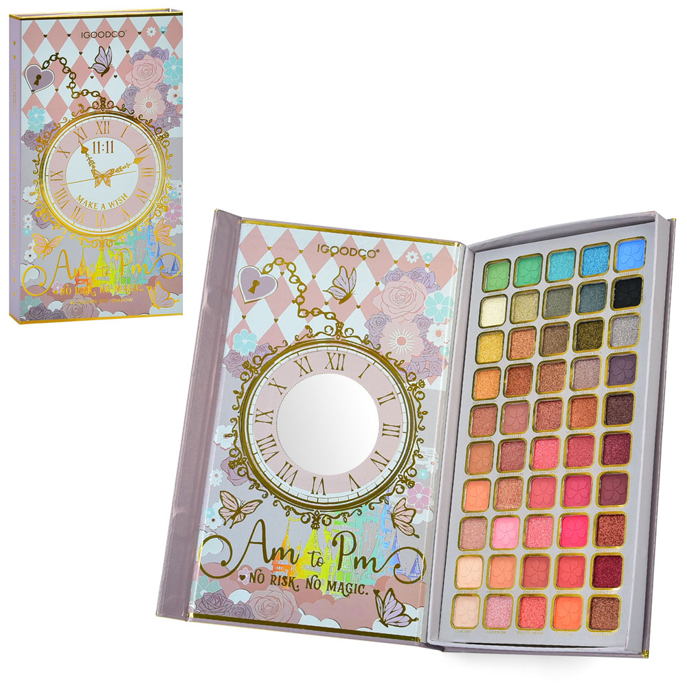 Дитяча косметика: тіні, палетка на 50 кольорів, у коробці 14,5х26х2,5 см