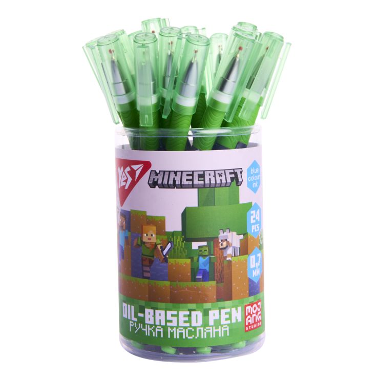Ручка «Minecraft.Boom» кулькова синя 0,7 мм, ТМ Yes