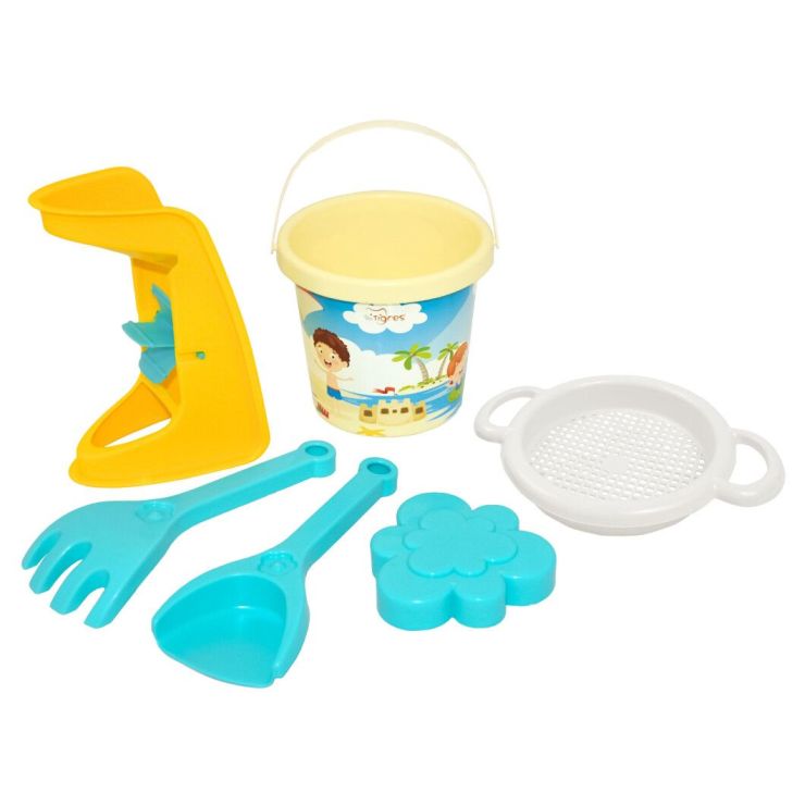 Набір для піску «Літо» з 6 елементів, в асортименті, ТМ Тигрес