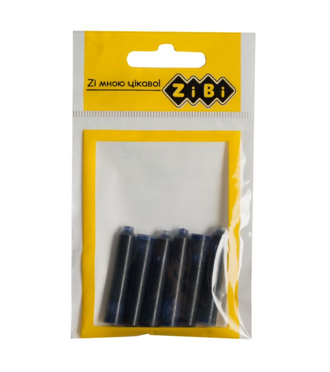 Капсули з чорнилом фіолетові, 6 шт, ТМ Zibi