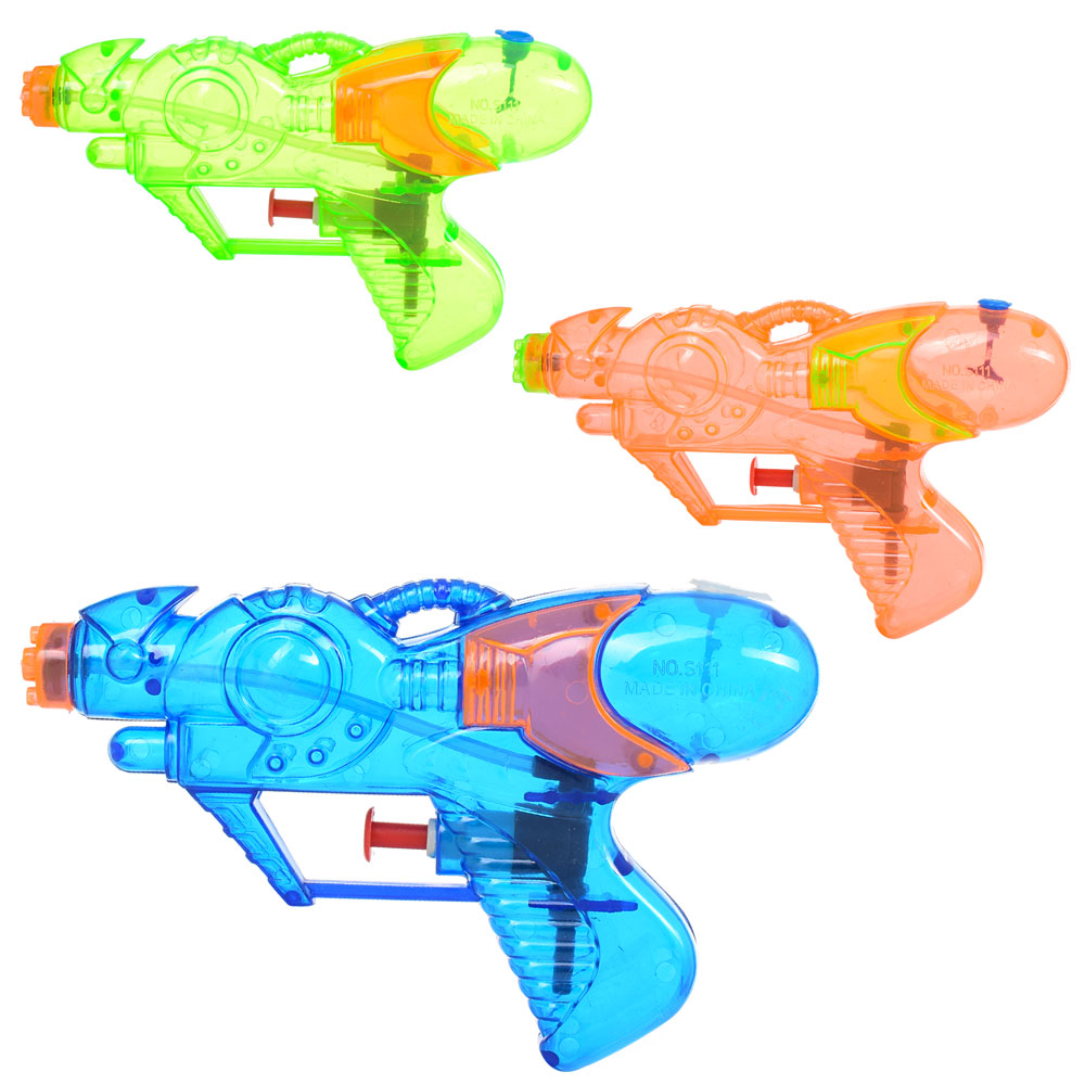 Іграшковий водний пістолет 15,5 см, в асортименті, у пакеті 15х9 см