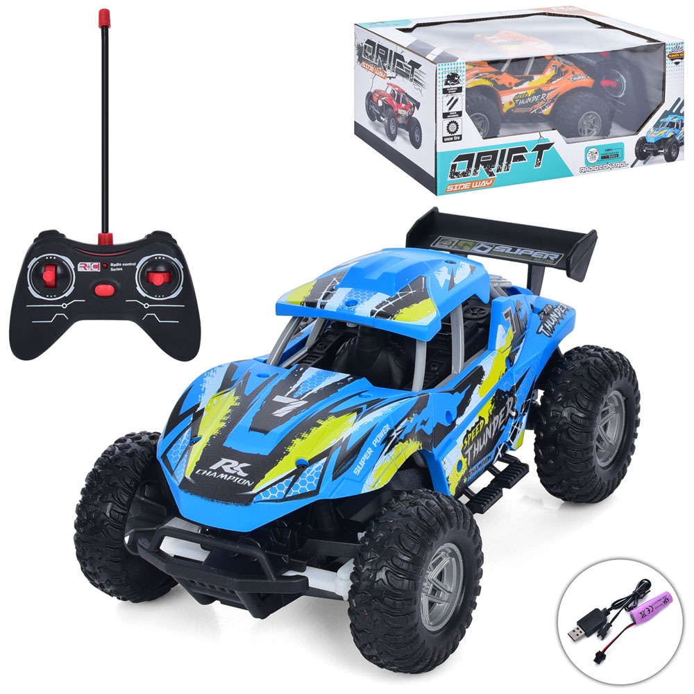 Машина 24 см р/к на акумуляторі з USB, в асортименті, у коробці 29,5х17,5х12,5 см