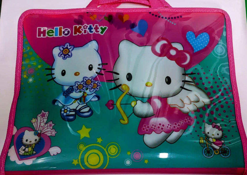 Сумка «DS» 35х26 см з тканиними ручками для дівчаток, в асортименті