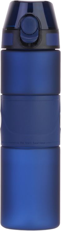 Пляшка для води «Stripe» 750 мл темно-синя, ТМ Optima