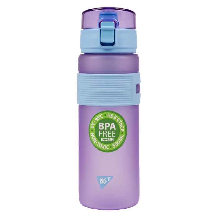 Пляшка для води «Fusion» 550 мл фіолетова, ТМ Yes