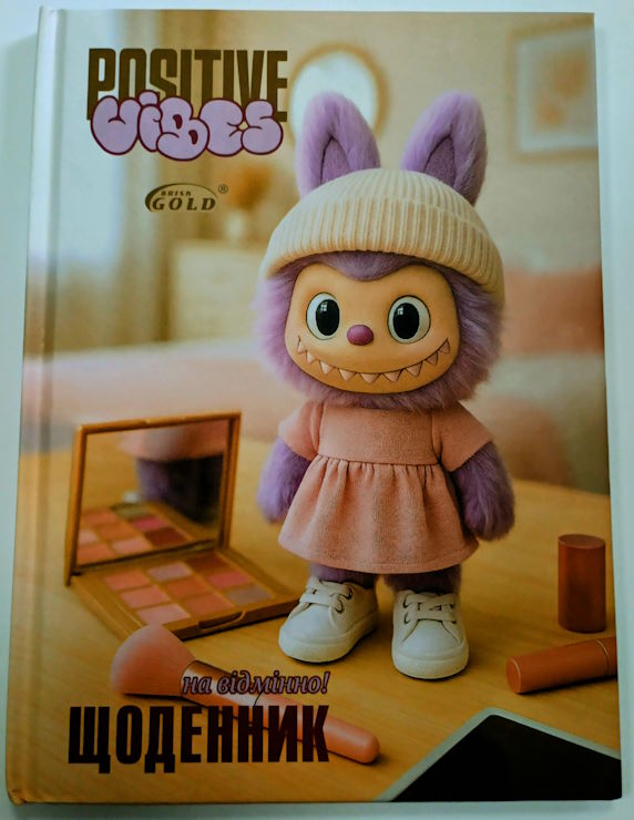 Щоденник шкільний «Зі стилем у серці» А5 на 48 аркушів, №72053, ТМ Gold Brisk