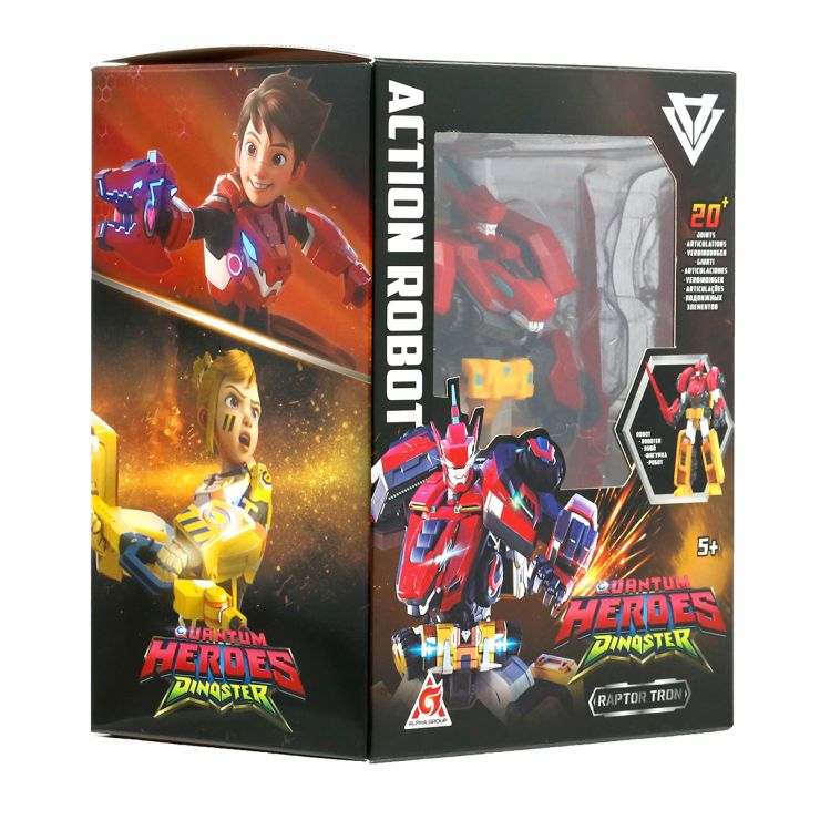 Трансформер «DINOSTER. РАПТОР ТРОН» 12,7 см з аксесуарами, у коробці 11х14х18 см