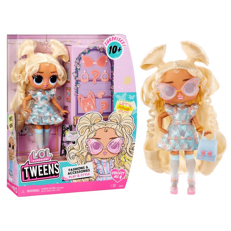 Ігровий набір з лялькою LOL SURPRISE! «Tweens Core. Олівія Флатер» 15 см з аксесуарами, у коробці 20х6х25 см