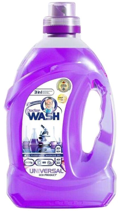 Гель для прання універсальний 2 л, DOCTOR WASH