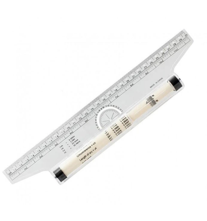 Лінійка-рейсшина роликова 30 см