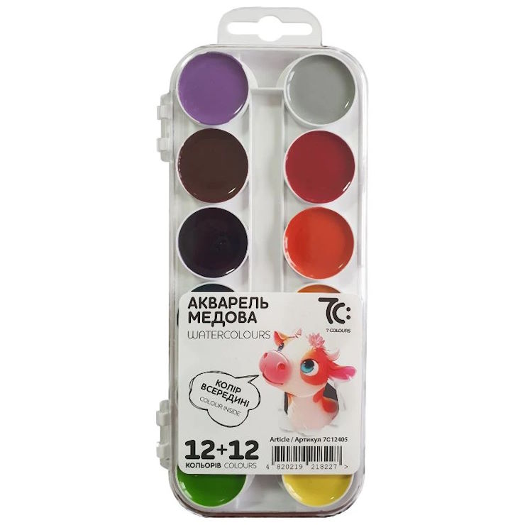 Фарби акварельні на 24 кольори, Гамма-Н