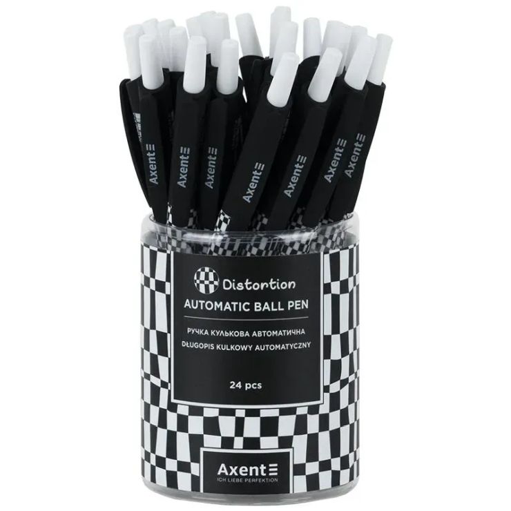 Ручка « Distortion» кулькова автоматична синя, ТМ Axent