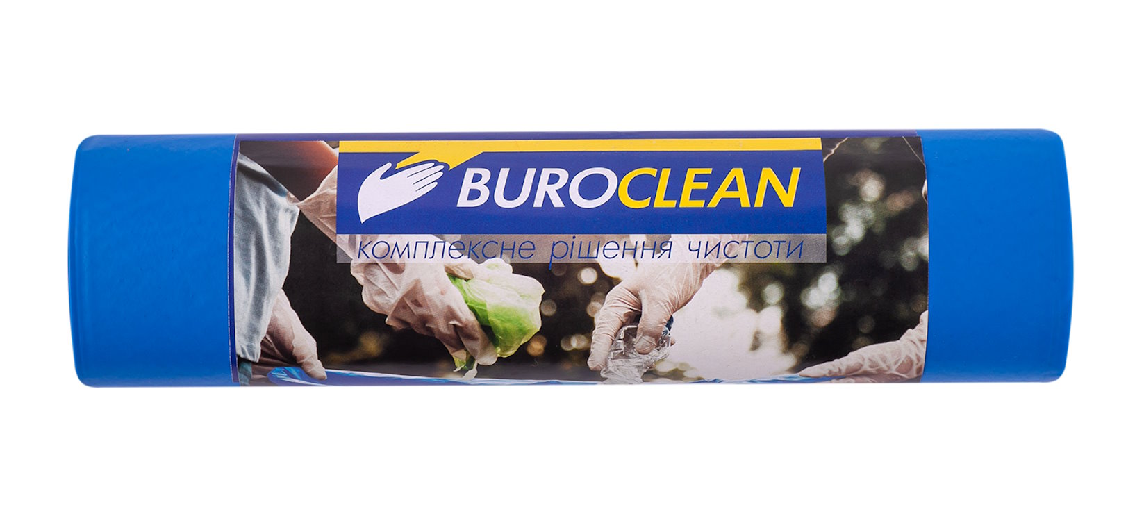 Пакети для сміття на 240л 5шт міцні сині, ТМ BuroClean