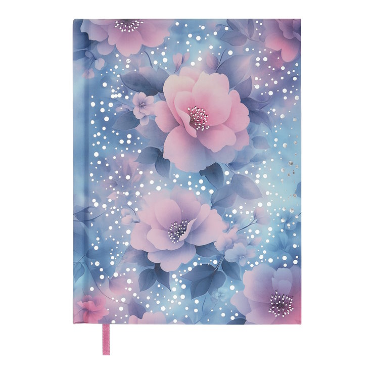 Щоденник недатований «POSH» A5 на 336 сторінок з картонною обкладинкою, блакитний, ТМ Buromax