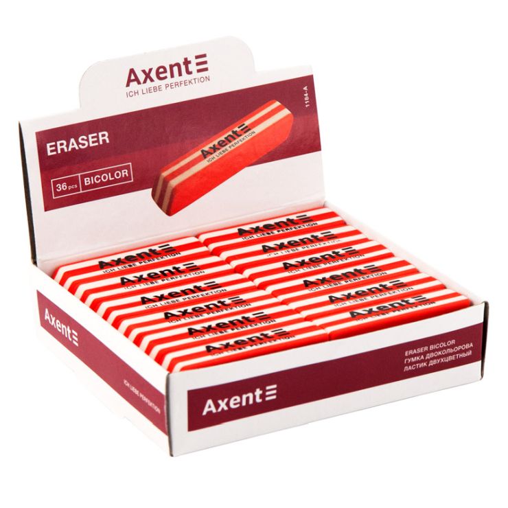 Гумка двокольорова 5х1,5 см, ТМ Axent