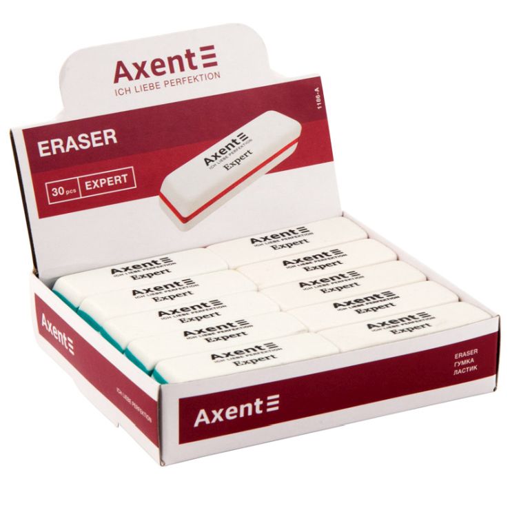 Гумка «Expert» 5,5х2 см, в асортименті, ТМ Axent