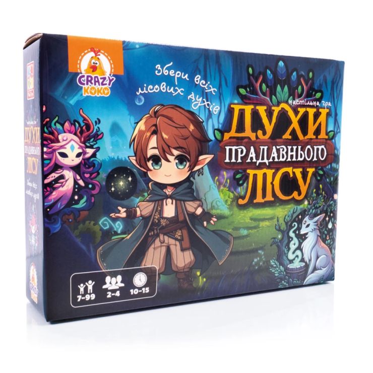 Гра настільна «Духи давнього лісу» розважальна, у коробці 27х6х20 см, ТМ Vladi Toys