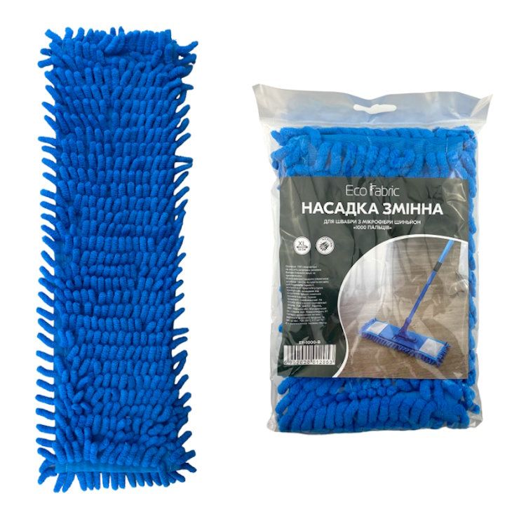 Насадка для швабри 42х13 см з мікрофібри