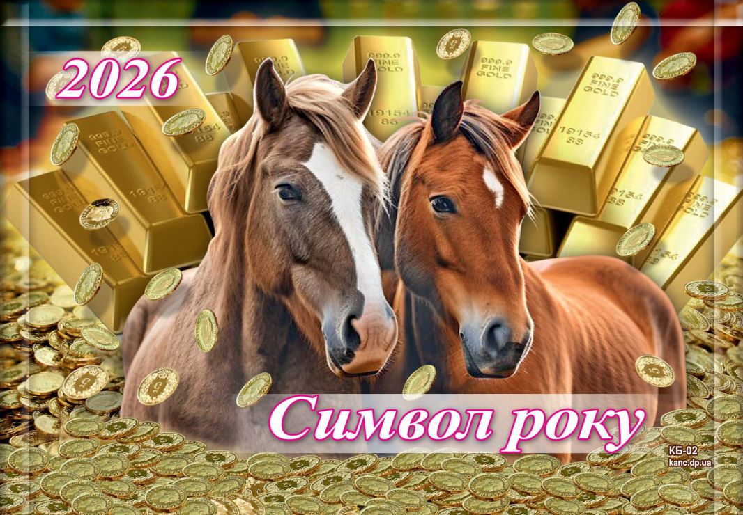 Календар квартальний «Символ року» 31х42 см 3 в 1 на 1 пружину