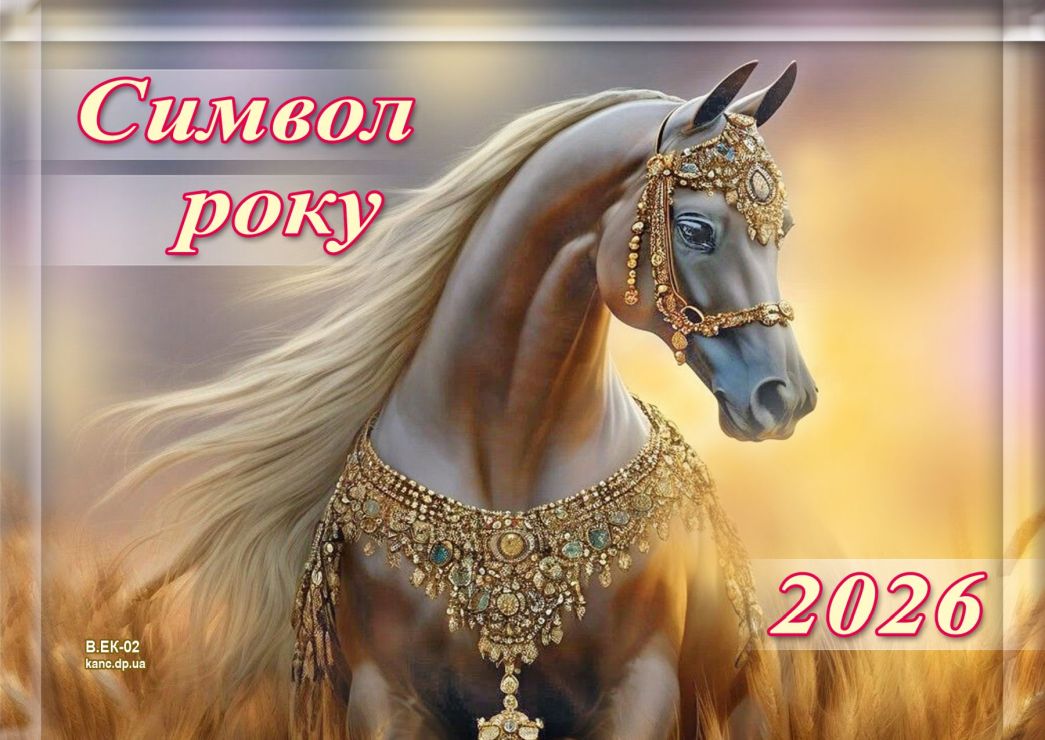 Календар квартальний «Символ року» 22,2х15,6 см супереконом