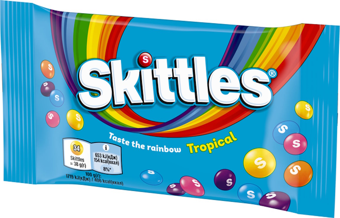 Драже «Skittles тропік» 38 г