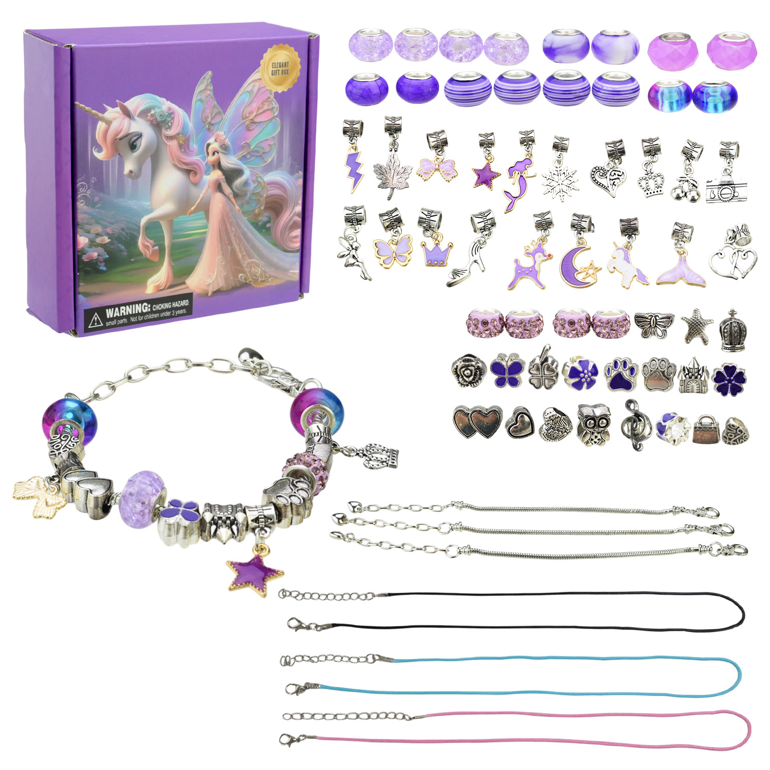 Набір для створення прикрас типу Пандора, у коробці 15х5х15 см