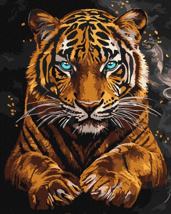 Картина за номерами «Дикий тигр» 40х50 см, ТМ Ідейка