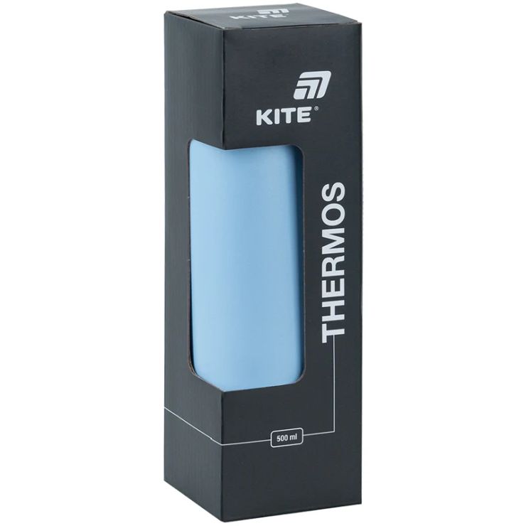 Термос 500 мл блакитний, TM Kite