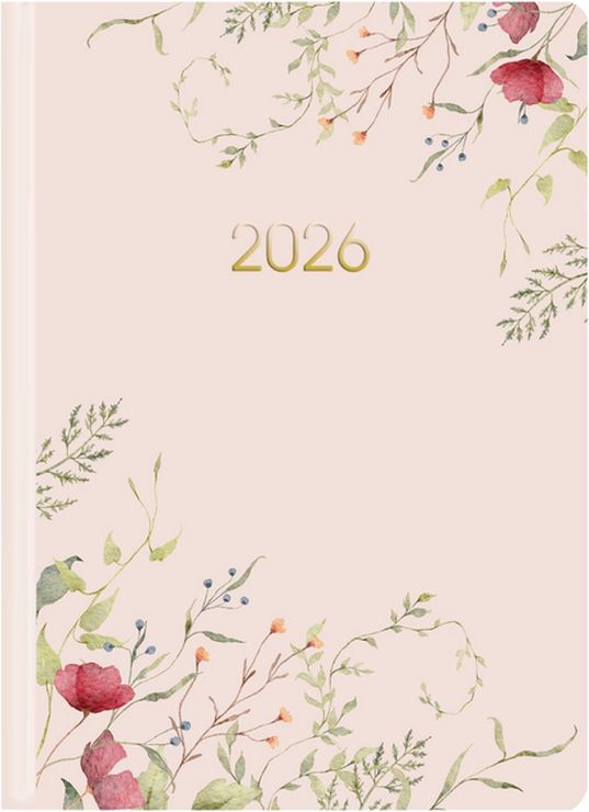 Щоденник датований «Персикова ніжність» А5 на 336 сторінок з картонною обкладинкою, ТМ Economix