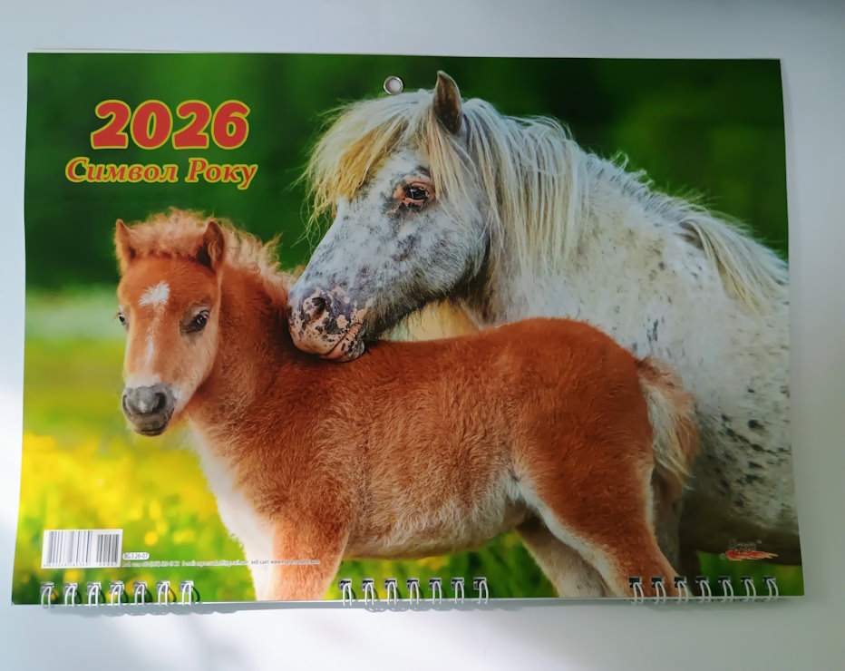 Календар квартальний «Символ року» 30х21 см на 3 пружини