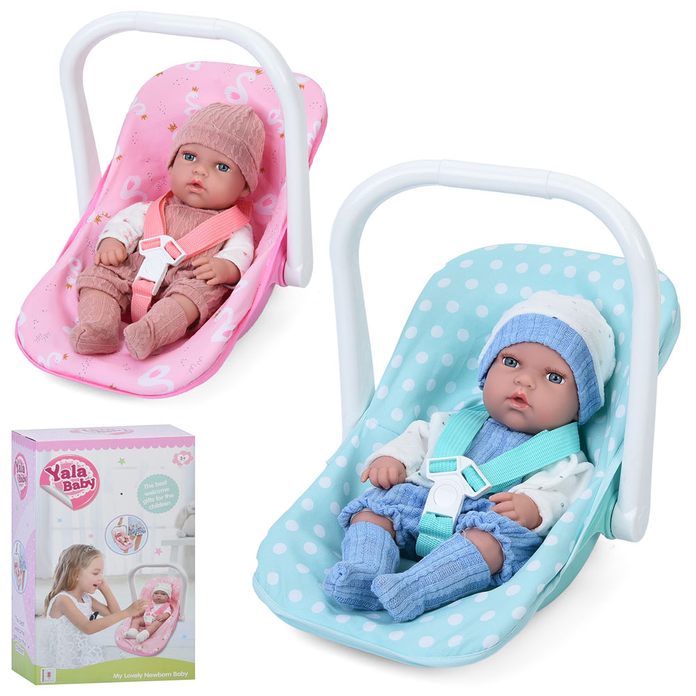 Пупс 30 см з люлькою-переноскою 37х24х23 см, в асортименті, у коробці 23,5х38,5х12,5 см