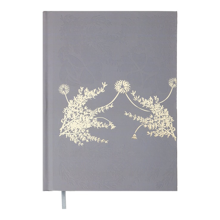 Щоденник недатований «ONLY» A5 на 336 арушів з картонною обкладинкою, сірий, ТМ Buromax