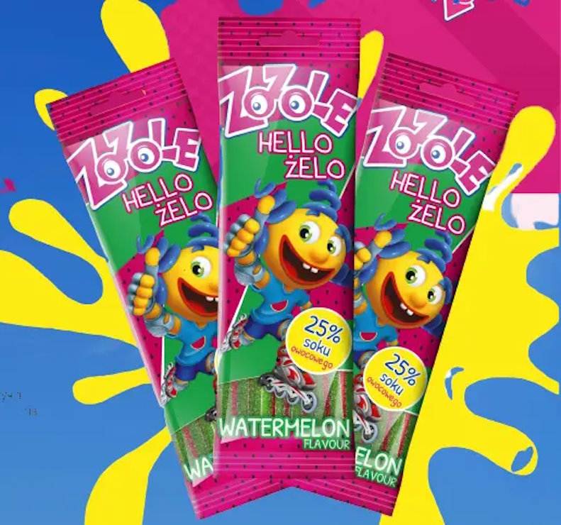Цукерка «Watermelon» желейна 75 г, ТМ Zozole