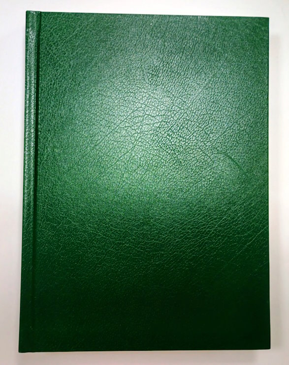 Щоденник недатований «STRONG» A5 на 336 стрінок з обкладинкою зі шкірзаму, зелений, ТМ Buromax