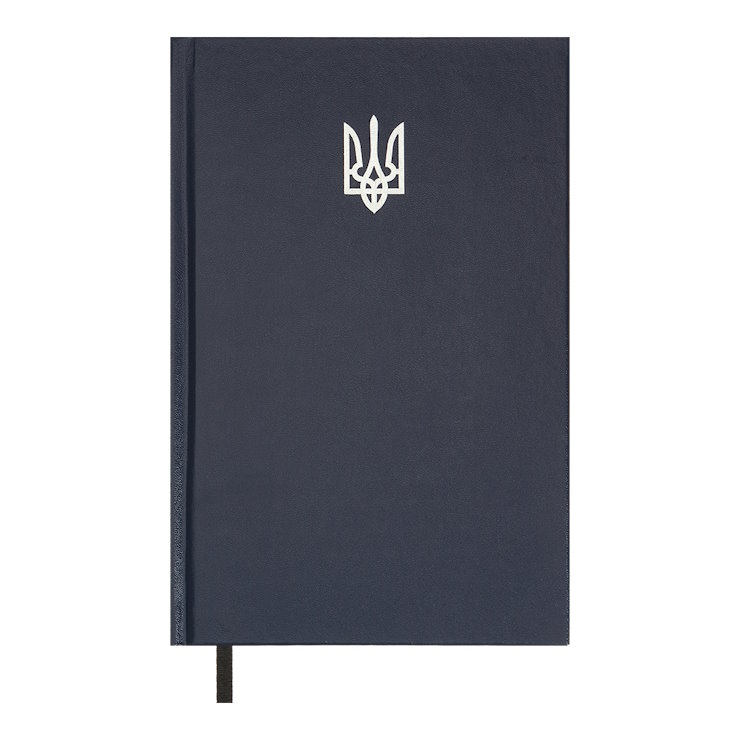 Щоденник недатований «AIRY» A5 на 336 стрінок з обкладинкою зі шкірзаму, синій, ТМ Buromax