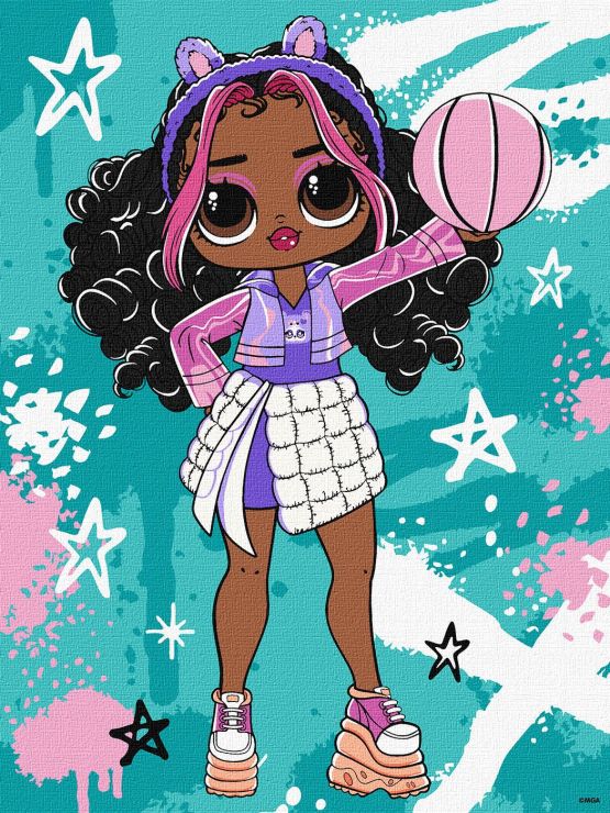 Картина за номерами «Tweens LOL Skate Dance Hoops Cutie» 30х40 см, ТМ Ідейка