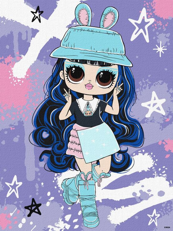 Картина за номерами «Tweens LOL Skate Dance Aya Cherry» 30х40 см, ТМ Ідейка