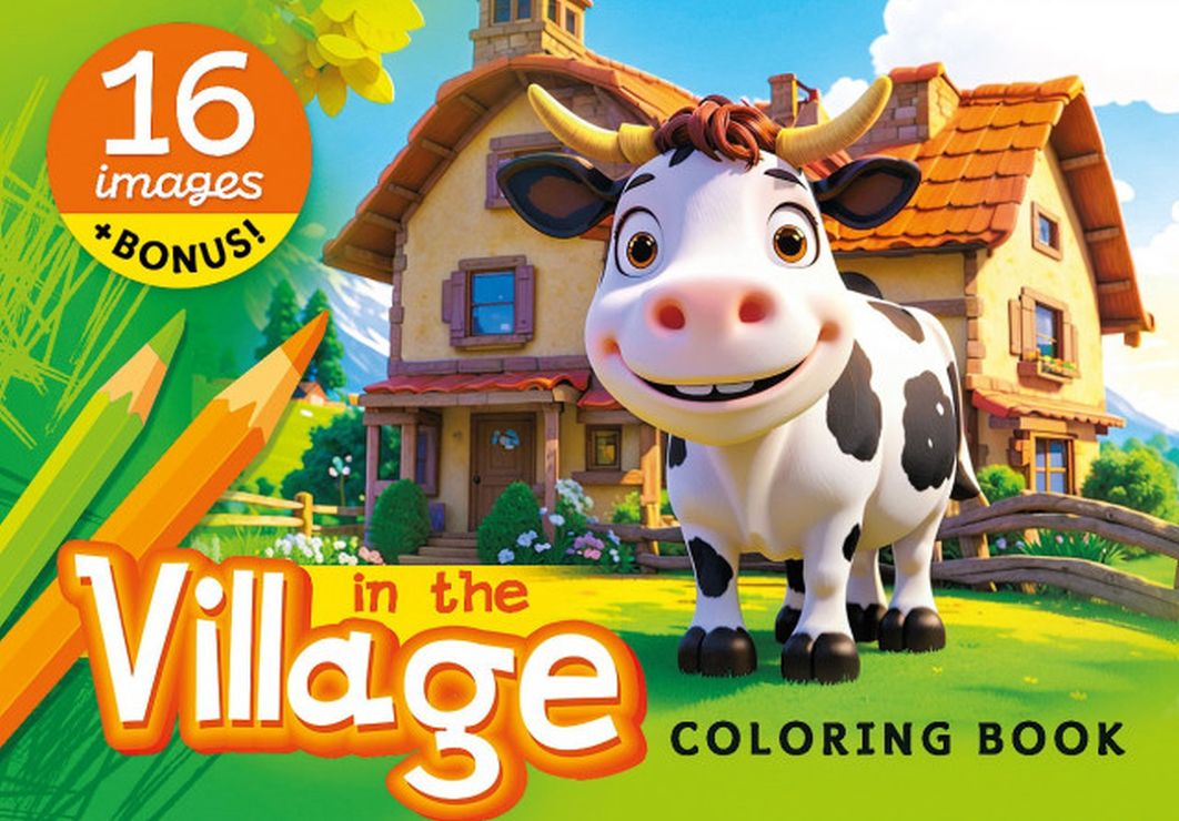 Розмальовка А5 на 8 аркушів на скобі, ТМ Мандарин