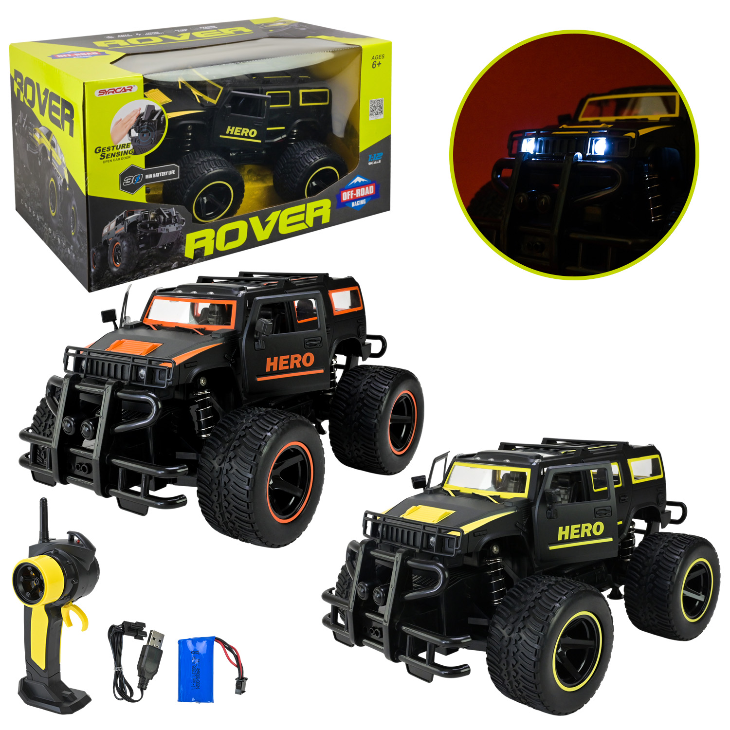 Джип 40 см р/к на акумуляторі, у коробці 45х25х27 см