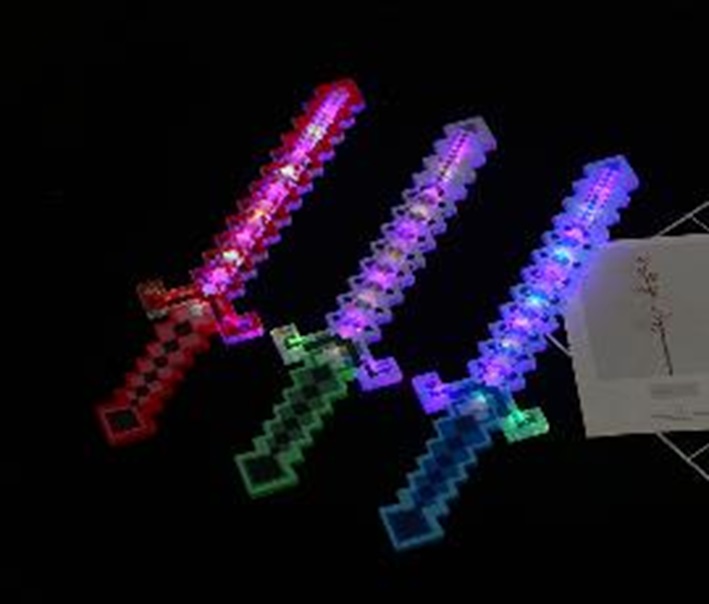 Меч 62 см зі світлом, на батарейці, в асортименті