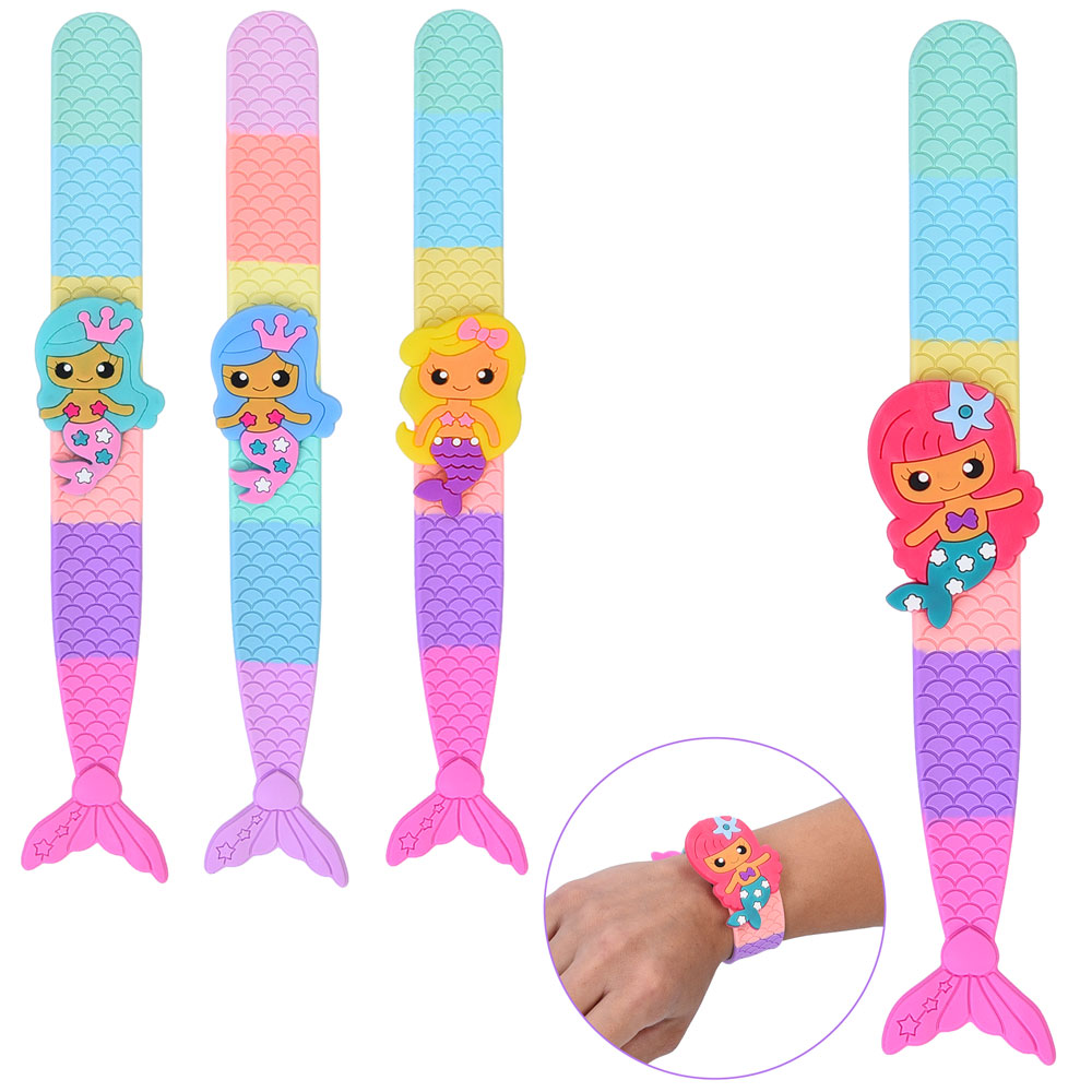 Браслет «Ручсалка» 24 см силіконовий, в асортименті, у пакеті 7х24х1 см