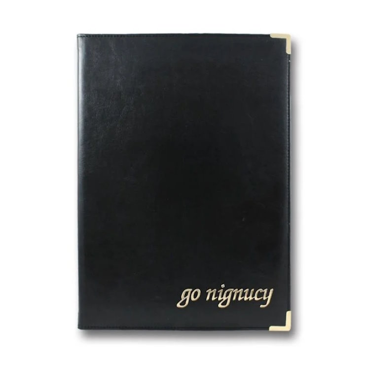 Папка вітальна Infolk-Miradur «До підпису» A4 сіра, TM Brisk