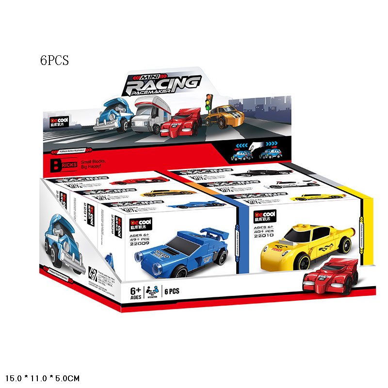 Конструктор «Траснпорт», в асортименті, по 6 шт у дисплеї 15х11х5 см