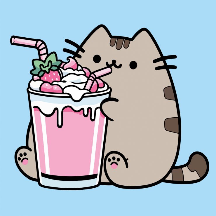 Картина за номерами «Пушин. Полуничний коктейль» 25х25 см, ТМ SANTI