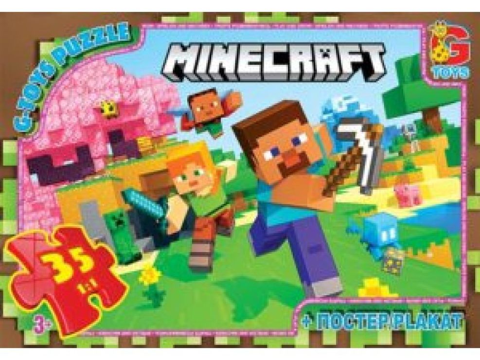 Пазли «Minecraft» на 35 елементів, ТМ G-Toys