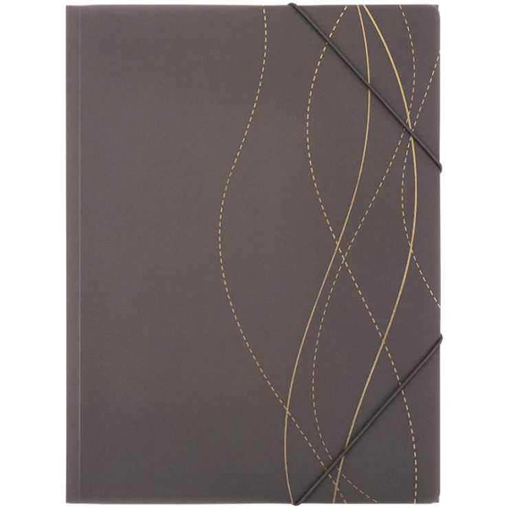 Папка на гумках «Waves-4» А4+ пластикова, ТМ Axent