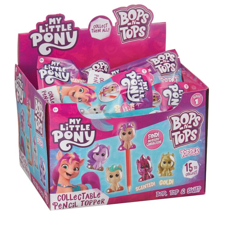Колекційна фігурка-топер HTI «Bops & Tops. Мій маленький поні» 4 см, в асортименті, у пакеті