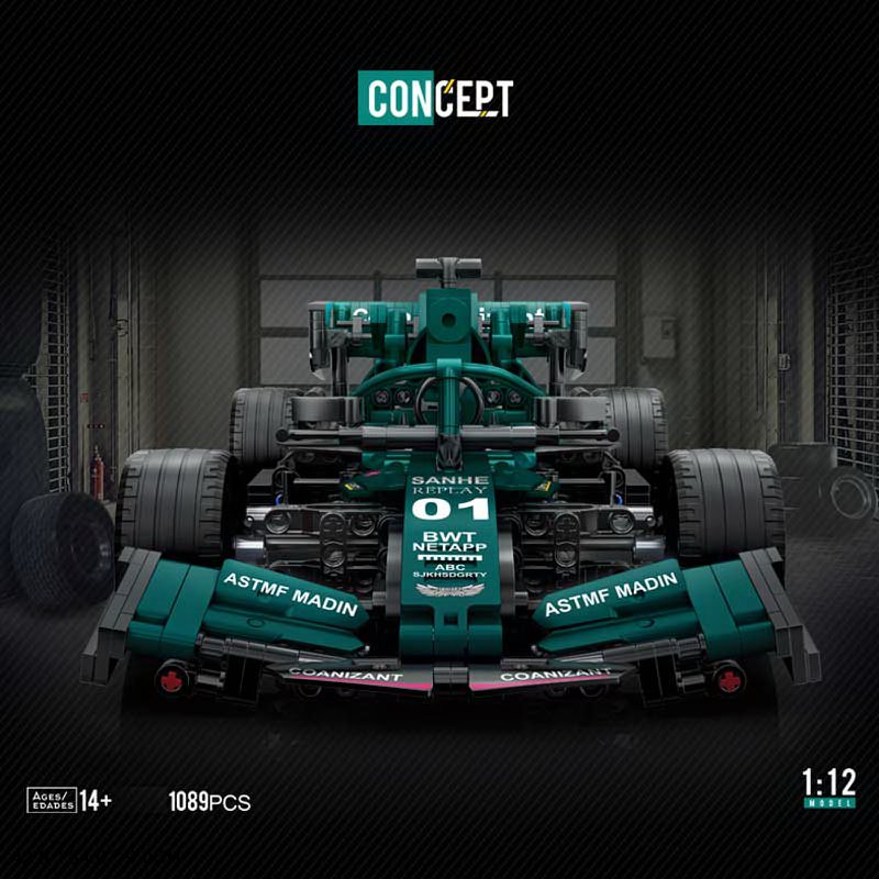 Конструктор «Болід» на 1089 деталей, у коробці 42х34х9 см