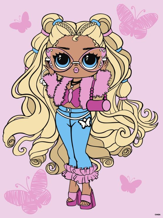 Картина за номерами «L.O.L. Surprise! Tweens Olivia Flutter» 30х40 см, ТМ Ідейка