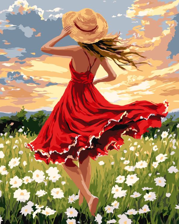 Картина за номерами «Танець у полі» 40х50 см, ТМ Ідейка